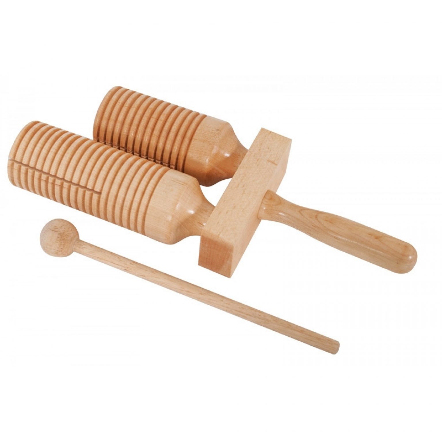 Double Guiro Tone Block Mini Maestros